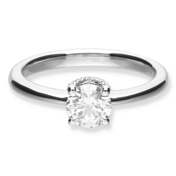 Anello solitario taglio brillante