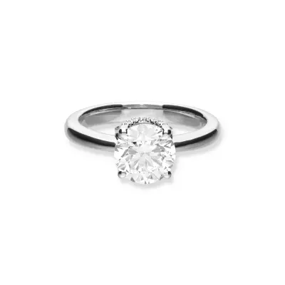 Anello solitario taglio brillante